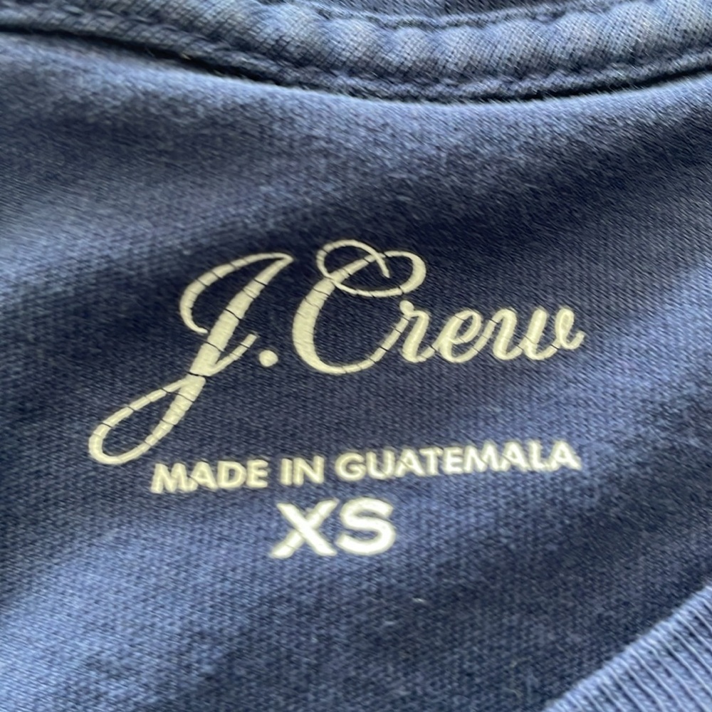 J. Crew Navy T-Shirt Dress - Picture 6 of 7